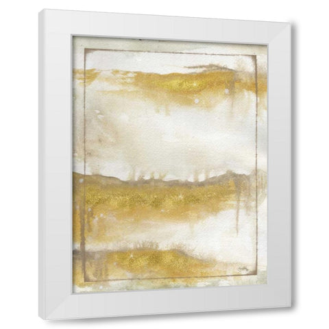 Fog Abstract I White Modern Wood Framed Art Print by Medley, Elizabeth