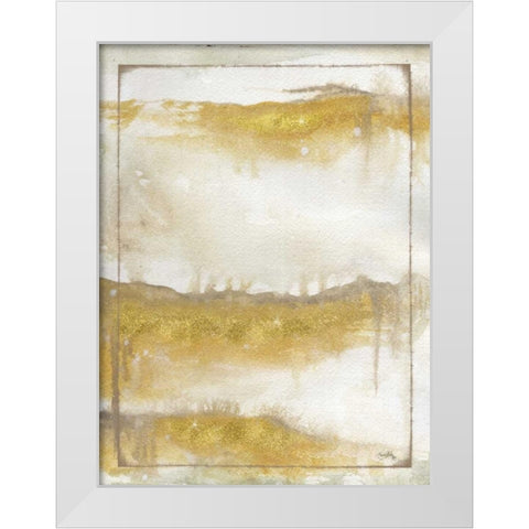 Fog Abstract I White Modern Wood Framed Art Print by Medley, Elizabeth