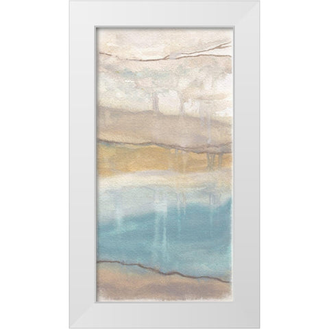 For Abstract Panel II White Modern Wood Framed Art Print by Medley, Elizabeth