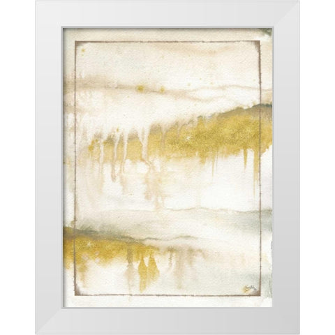 Fog Abstract II White Modern Wood Framed Art Print by Medley, Elizabeth