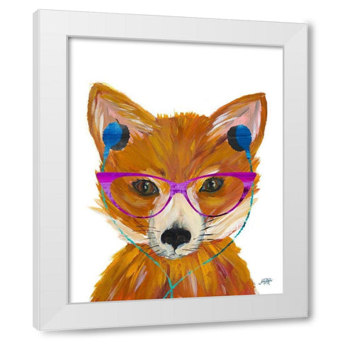 Woodland Beats II White Modern Wood Framed Art Print by DeRice, Julie