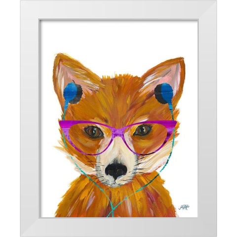Woodland Beats II White Modern Wood Framed Art Print by DeRice, Julie