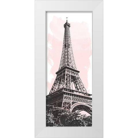 Watercolor France Panel II White Modern Wood Framed Art Print by Navas, Emily