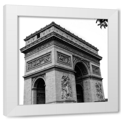 Paris Views I White Modern Wood Framed Art Print by Navas, Emily