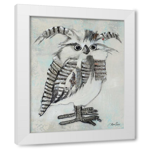 Who Are You I White Modern Wood Framed Art Print by Ritter, Gina