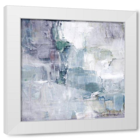Blue Scenario III White Modern Wood Framed Art Print by Loreth, Lanie