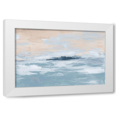 Muted Modern Serenity White Modern Wood Framed Art Print by Loreth, Lanie