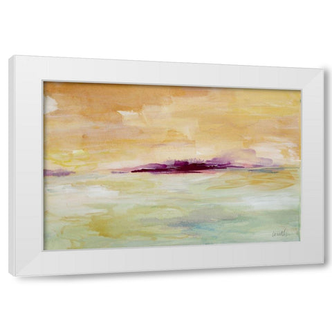 Modern Serenity White Modern Wood Framed Art Print by Loreth, Lanie