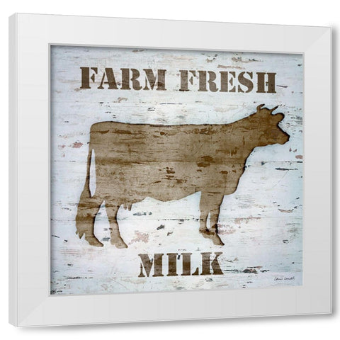 Fresh Milk I White Modern Wood Framed Art Print by Loreth, Lanie