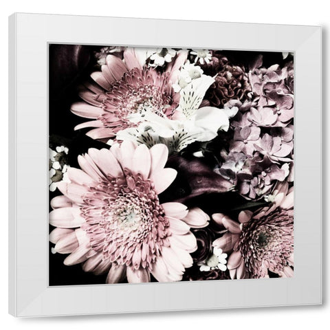 Moody Bouquet White Modern Wood Framed Art Print by Navas, Emily