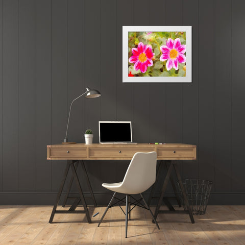Last Spring II White Modern Wood Framed Art Print by Navas, Emily