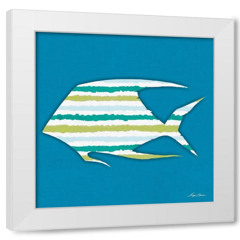 What a Catch II White Modern Wood Framed Art Print by Edwins, Hugo