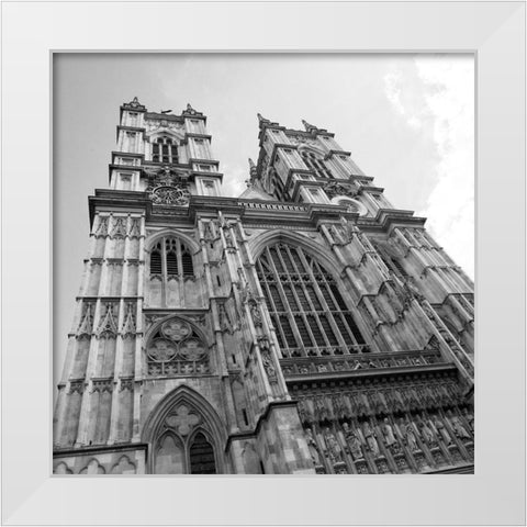 London Scene IV White Modern Wood Framed Art Print by Navas, Emily