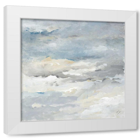 Sea Meets Sky II White Modern Wood Framed Art Print by Loreth, Lanie