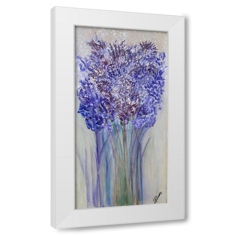 Lavender Strong II White Modern Wood Framed Art Print by Gonzalez, Roberto