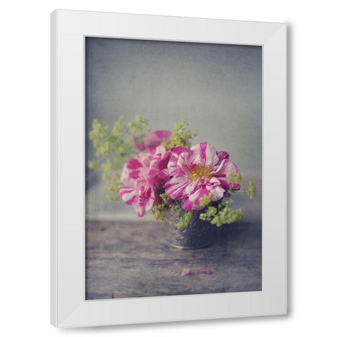 Summer Blooms White Modern Wood Framed Art Print by Gardner, Sarah