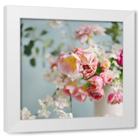 Pulled from the Garden II White Modern Wood Framed Art Print by Gardner, Sarah