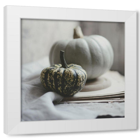 Fall Bunches White Modern Wood Framed Art Print by Gardner, Sarah