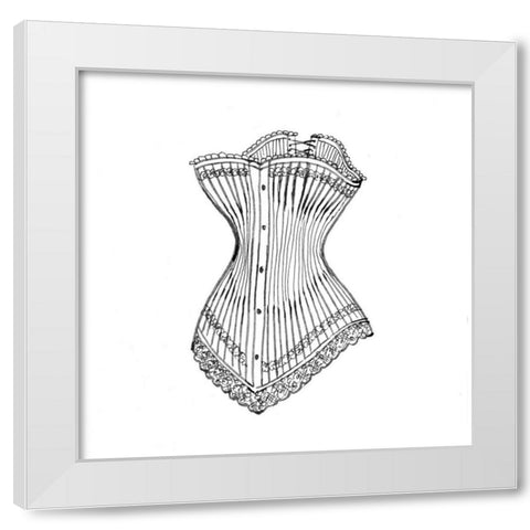 Elegant Paris Element White Modern Wood Framed Art Print by Baliko, Linda