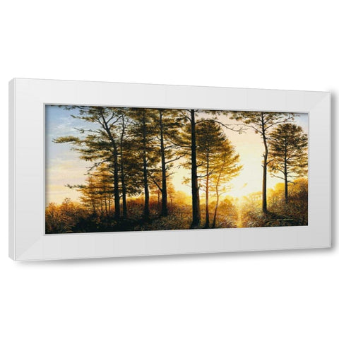 Lifes Engine White Modern Wood Framed Art Print by Nawrocke, Bruce