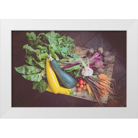 Fresh Organic I White Modern Wood Framed Art Print by Poynter, Kelly