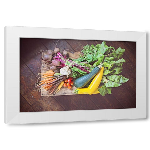 Fresh Organic II White Modern Wood Framed Art Print by Poynter, Kelly