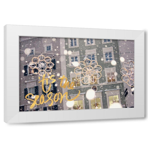 Tis the Season White Modern Wood Framed Art Print by Coppel, Anna