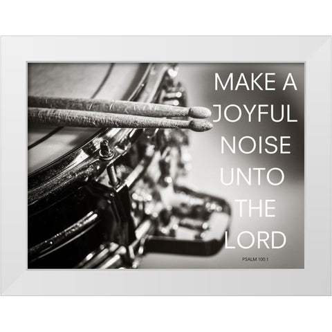 Joyful Noise White Modern Wood Framed Art Print by Bill Carson Photography