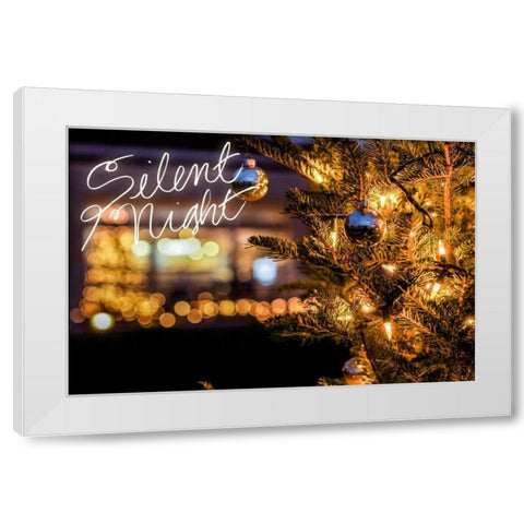 Silent Night White Modern Wood Framed Art Print by Bill Carson Photography