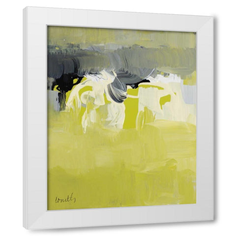 Space To Think White Modern Wood Framed Art Print by Loreth, Lanie
