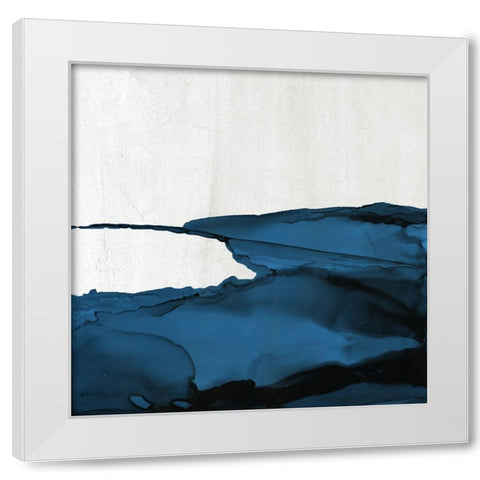 Royal Blue Escape II White Modern Wood Framed Art Print by Medley, Elizabeth