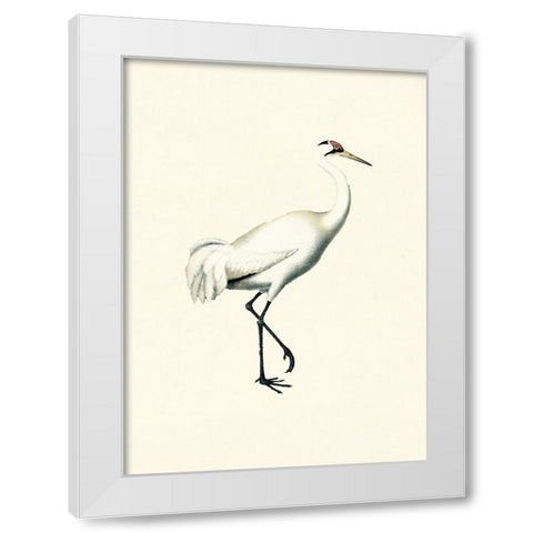 Bird III on Cream White Modern Wood Framed Art Print by Piddix