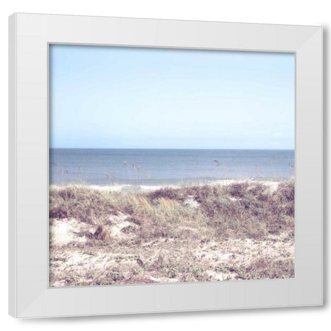 Soft Breeze Coast White Modern Wood Framed Art Print by Peck, Gail