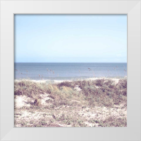 Soft Breeze Coast White Modern Wood Framed Art Print by Peck, Gail
