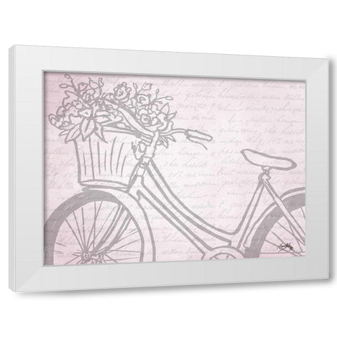 Ride Along I White Modern Wood Framed Art Print by Medley, Elizabeth