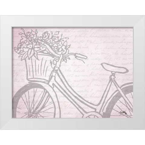 Ride Along I White Modern Wood Framed Art Print by Medley, Elizabeth