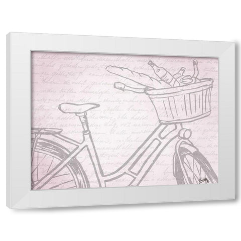 Ride Along II White Modern Wood Framed Art Print by Medley, Elizabeth