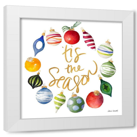The Ornament Season I White Modern Wood Framed Art Print by Loreth, Lanie