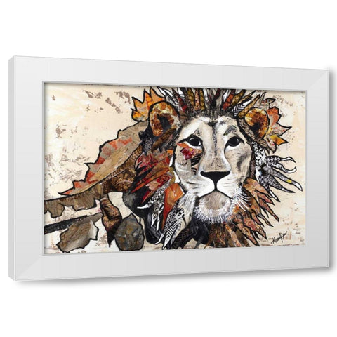 Out Of The Jungle II White Modern Wood Framed Art Print by Ritter, Gina