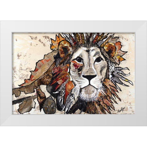 Out Of The Jungle II White Modern Wood Framed Art Print by Ritter, Gina