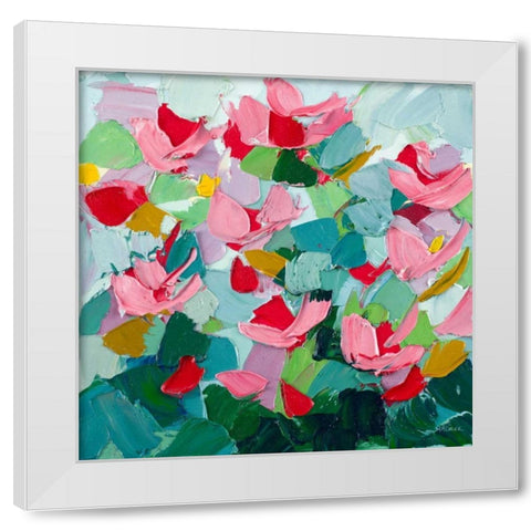 Afterglow Cherry White Modern Wood Framed Art Print by Coolick, Ann Marie