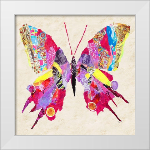 Brilliant Butterfly II White Modern Wood Framed Art Print by Ritter, Gina