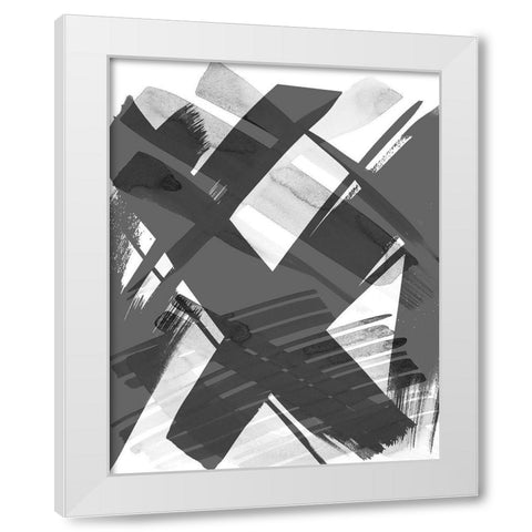 Paint Out Loud II White Modern Wood Framed Art Print by SD Graphics Studio