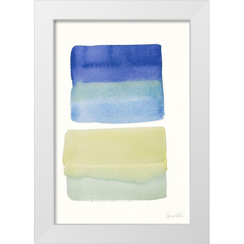 Color Study I White Modern Wood Framed Art Print by Loreth, Lanie