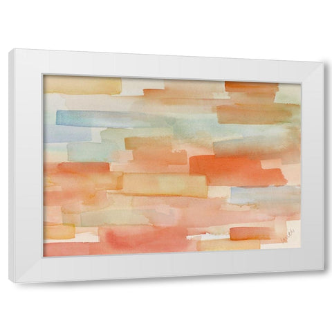 Approaching Dusk White Modern Wood Framed Art Print by Loreth, Lanie