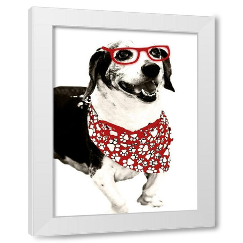 Cool Fella White Modern Wood Framed Art Print by Navas, Emily