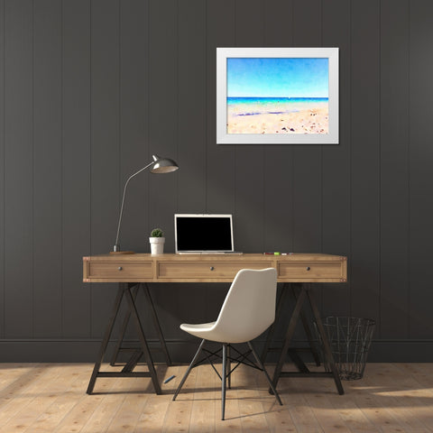 Ocean Wonder White Modern Wood Framed Art Print by Navas, Emily