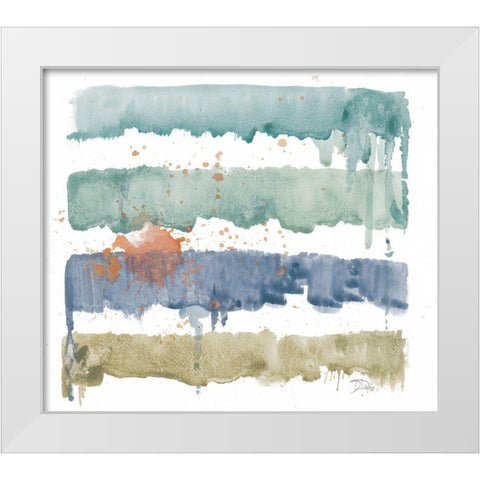 Fashion Colors Palette White Modern Wood Framed Art Print by Pinto, Patricia
