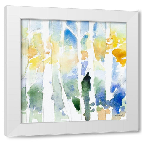 Spring Coming On I White Modern Wood Framed Art Print by Loreth, Lanie