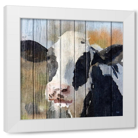 Sweet Daisy I White Modern Wood Framed Art Print by Metz, Andi